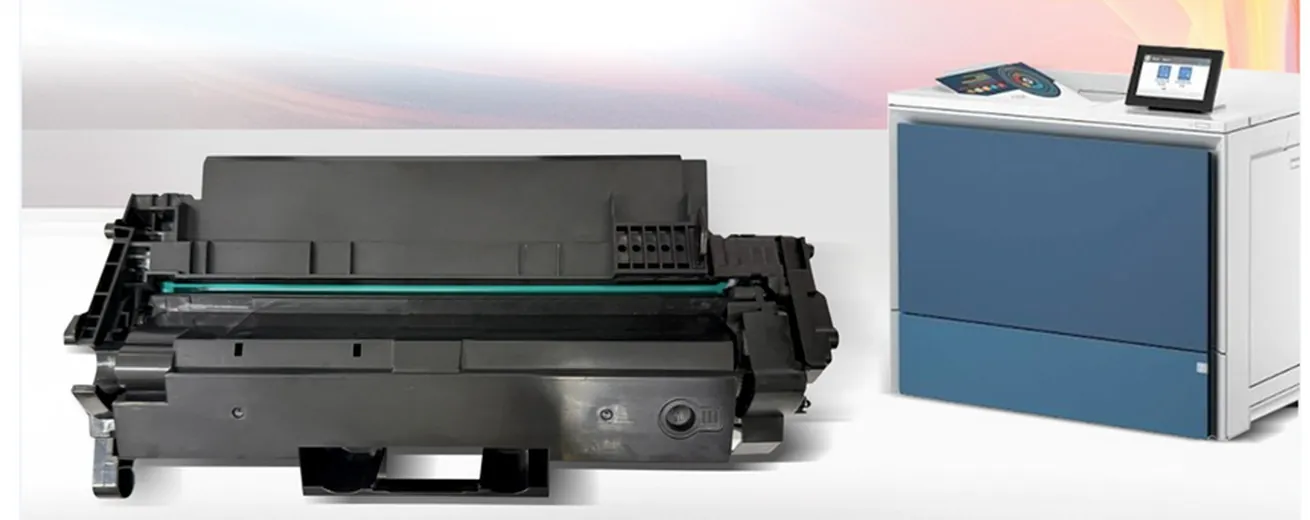 Совместимый картридж 159A W1590A рядом с HP LaserJet Enterprise