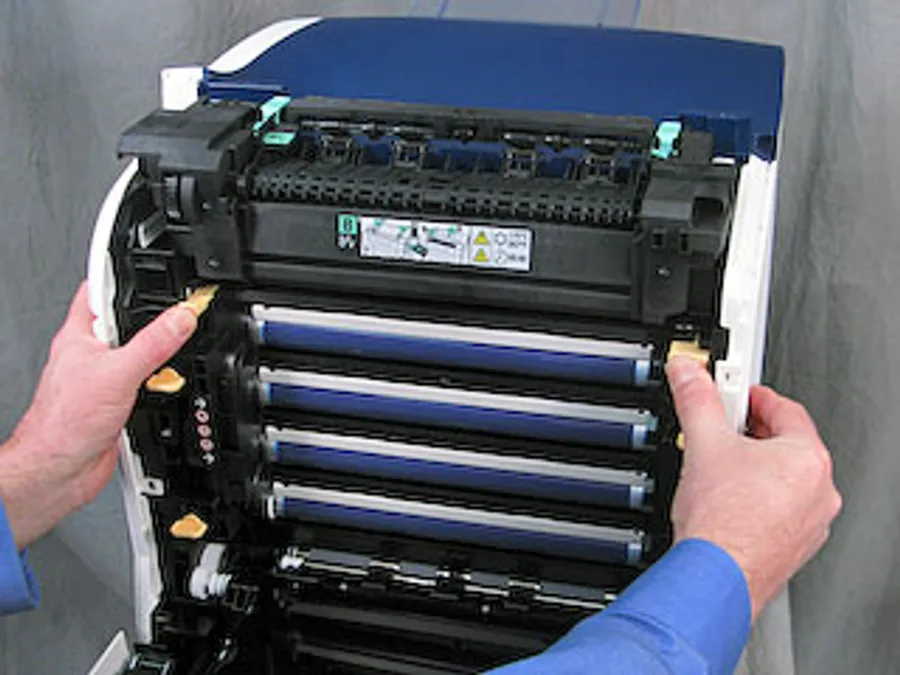 Установка нового блока формирования изображения Xerox Phaser 6500