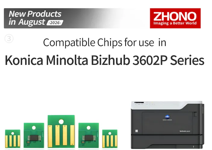 Совместимые чипы для расходников Konica Minolta bizhub 3602P