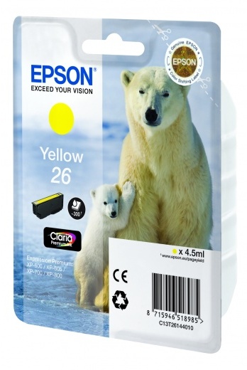 Оригинальный картридж Epson 26 / C13T26144010
