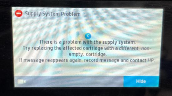 System Supply Problem System Supply Problem