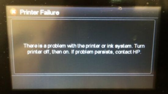 Cartridge Failure Cartridge Failure
