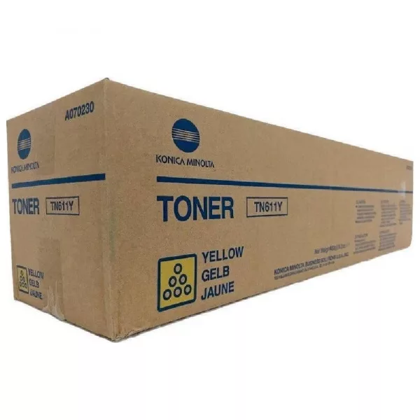 Оригинальный картридж Konica Minolta TN-611Y / A070250