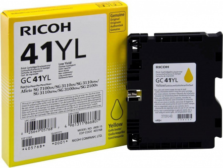 Оригинальный картридж Ricoh 405768 (GC-41YL)