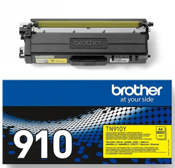 Оригинальный картридж Brother TN910Y