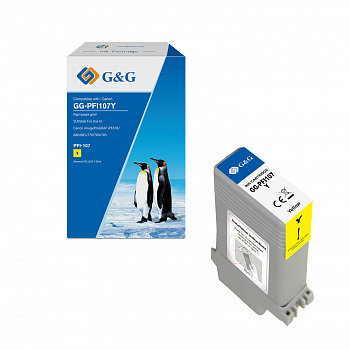 Совместимый картридж G&G GG-PFI107Y
