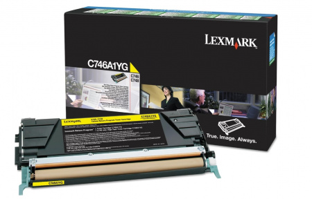 Оригинальный картридж Lexmark C746A1YG