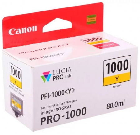 Оригинальный картридж Canon PFI-1000Y (0549C001)