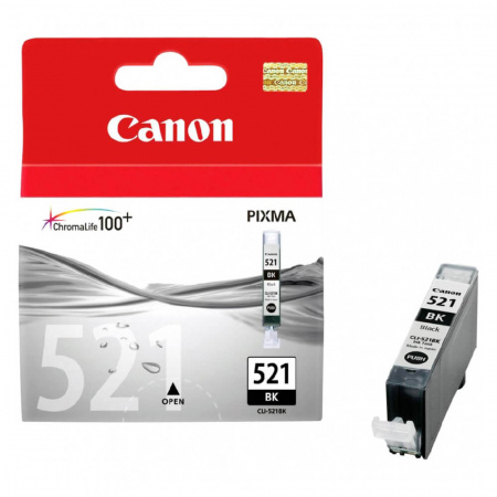 Оригинальный картридж Canon CLI-521BK (2933B001)