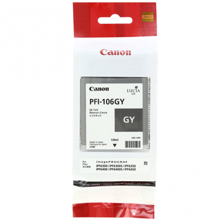 Оригинальный картридж Canon PFI-106GY (6630B001)
