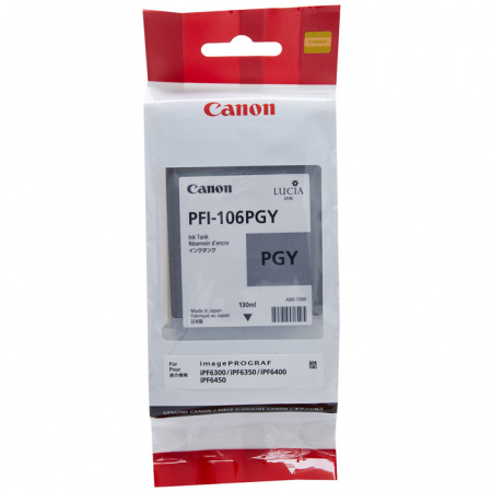 Оригинальный картридж Canon PFI-106PGY (6631B001)