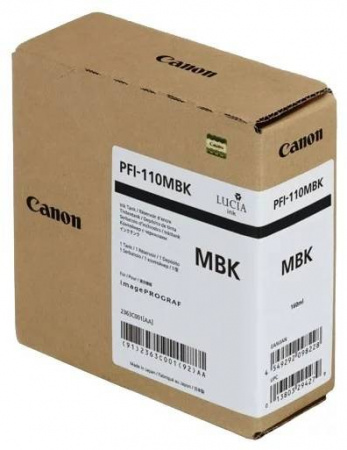 Оригинальный картридж Canon PFI-110MBK (2363C001)
