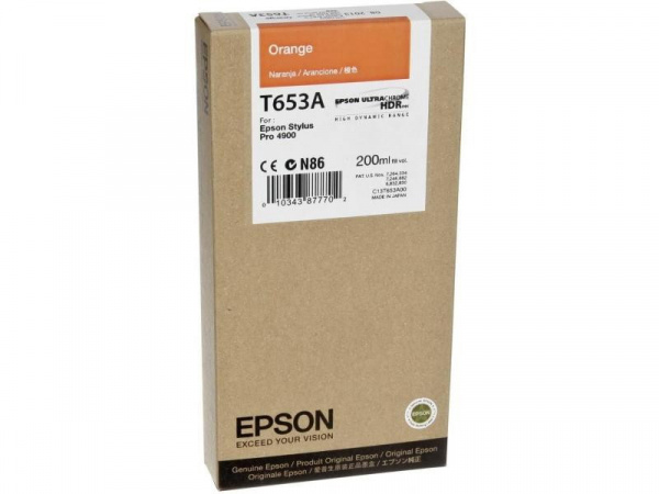 Оригинальный картридж Epson / C13T653A00