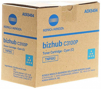 Оригинальный картридж Konica Minolta TNP-50C / A0X5454