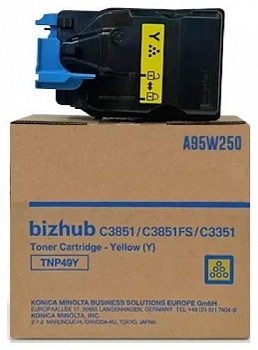 Оригинальный картридж Konica Minolta TNP-49Y / A95W250