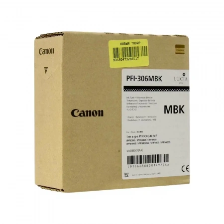 Оригинальный картридж Canon PFI-306MBK (6656B001)