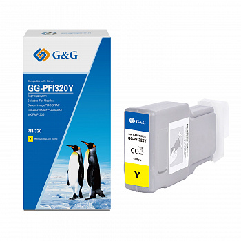 Совместимый картридж G&G GG-PFI320Y