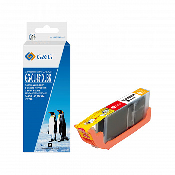 Совместимый картридж G&G GG-CLI451XLBK