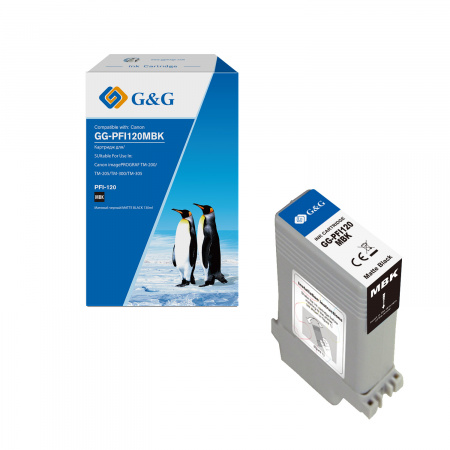 Совместимый картридж G&G GG-PFI120MBK