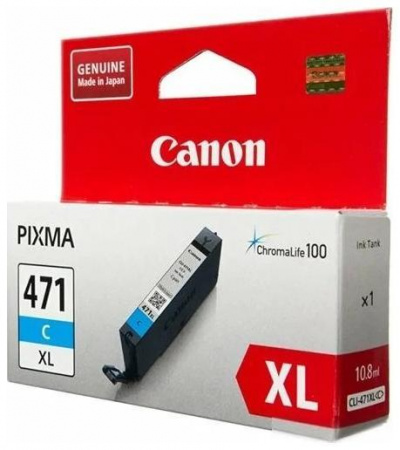 Оригинальный картридж Canon CLI-471XLC (0347C001)