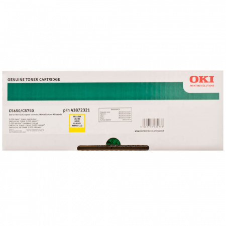 Оригинальный картридж OKI 43872321