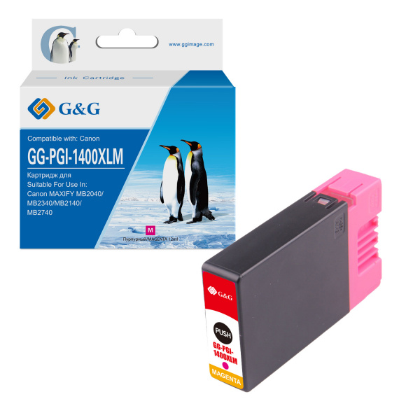 Совместимый картридж G&G GG-PGI-1400XLM