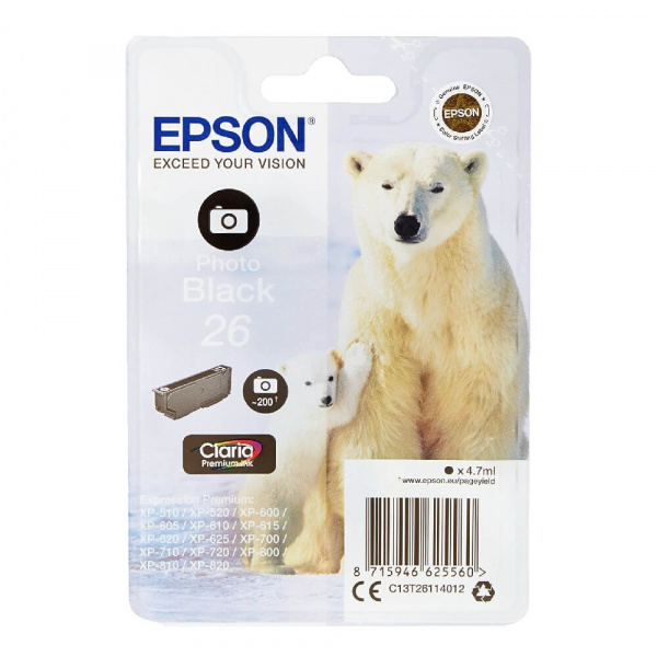 Оригинальный картридж Epson / C13T26114012