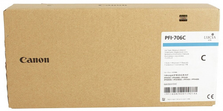 Оригинальный картридж Canon PFI-706C (6682B001)