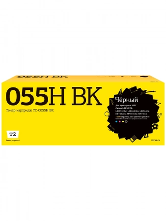 Совместимый картридж T2 TC-C055H BK
