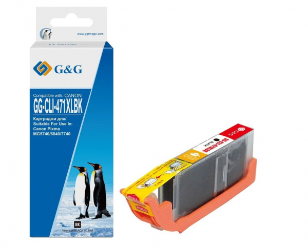 Совместимый картридж G&G GG-CLI-471XLBK