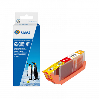 Совместимый картридж G&G GG-CLI451XLY