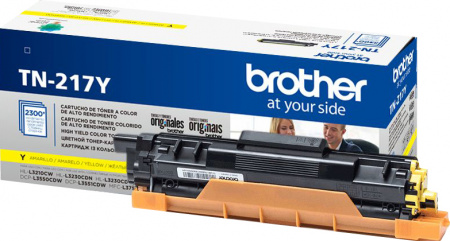 Оригинальный картридж Brother TN-217Y