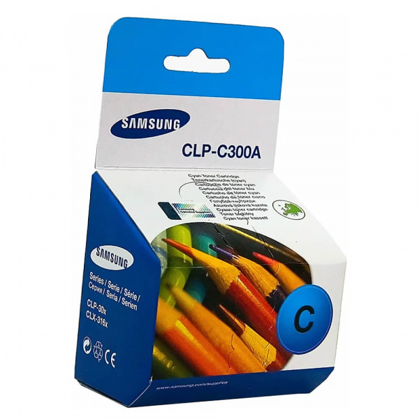 Оригинальный картридж Samsung CLP-C300A