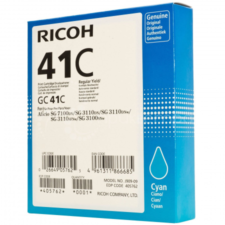 Оригинальный картридж Ricoh 405762 (GC-41C)
