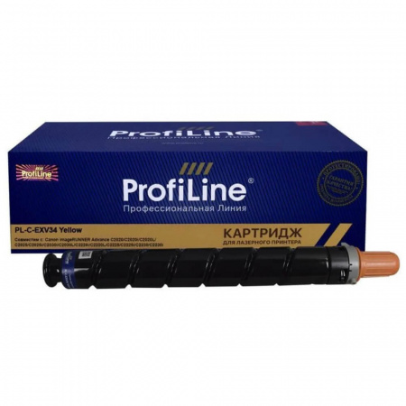 Совместимый картридж ProfiLine PL-C-EXV34Y