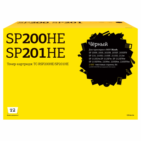 Совместимый картридж T2 TC-RSP200HE/SP201HE