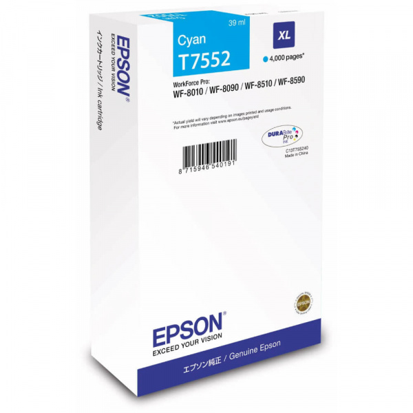 Оригинальный картридж Epson / C13T755240