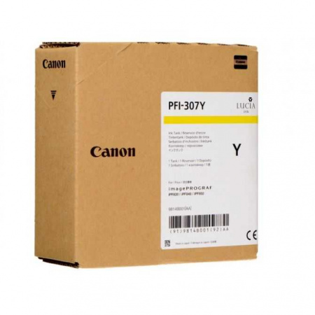 Оригинальный картридж Canon PFI-307Y (9814B001)