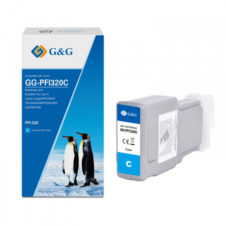 Совместимый картридж G&G GG-PFI320C