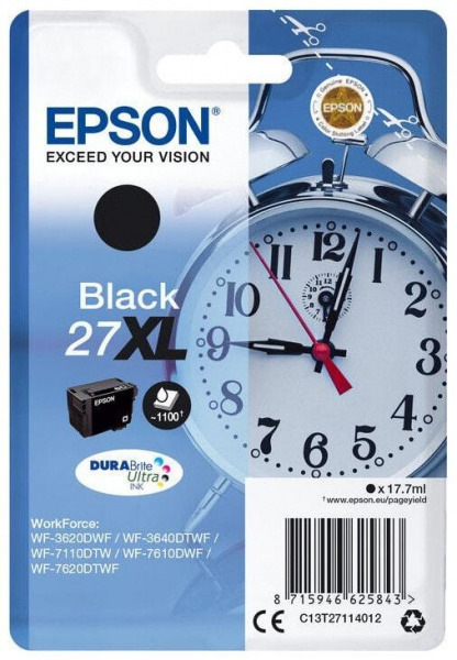 Оригинальный картридж Epson 27XL / C13T27114022