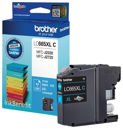 Оригинальный картридж Brother LC-665XLC