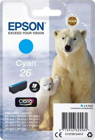 Оригинальный картридж Epson T2612 / C13T26124012