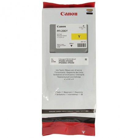 Оригинальный картридж Canon PFI-206Y (5306B001)