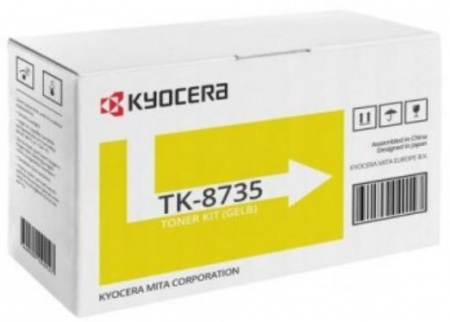 Оригинальный картридж Kyocera TK-8735Y (1T02XNANL0)